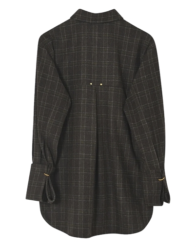 Day Biger et Mikkelsen - DAYHara Flanello Skjorte - Brown Check 
